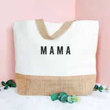Mama Jute Tote Bag