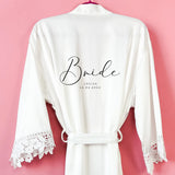 Personalised Wedding Dressing Gowns Lace
